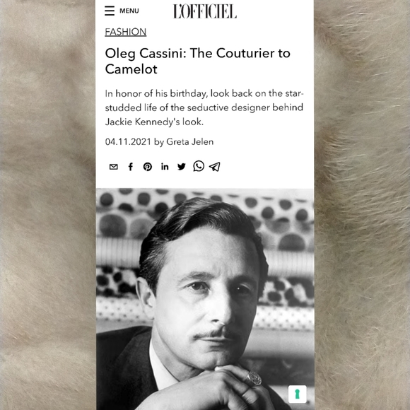 Lloyd's Denver Vintage fur wrap stole capelet Oleg Cassini costume Movie Prop - Picture 11 of 13